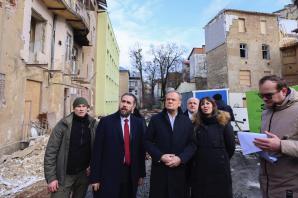 [VIDEO] Premier Donald Tusk z wizytą we Lwowie: Nasze zaangażowanie dla Ukrainy to także obrona Polski i Europy