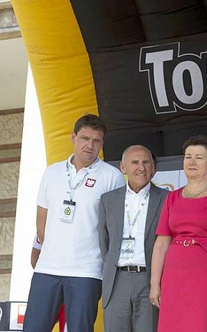 Premier Ewa Kopacz na otwarciu Tour de Pologne