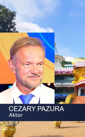 [VIDEO] Cezary Pazura: Jedziemy z żoną na Sri Lankę, gdzie mamy program naszpikowany emocjami. Będziemy się poruszać pociągami, helikopterami i jeździć na słoniach