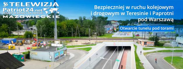 [VIDEO] Teresin ma tunel pół roku przed czasem. Koniec rogatek, koniec korków