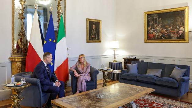 Prezydent Karol Nawrocki spotkał się z Giorgią Meloni w Rzymie. Rozmowy o bezpieczeństwie i UE–Mercosur